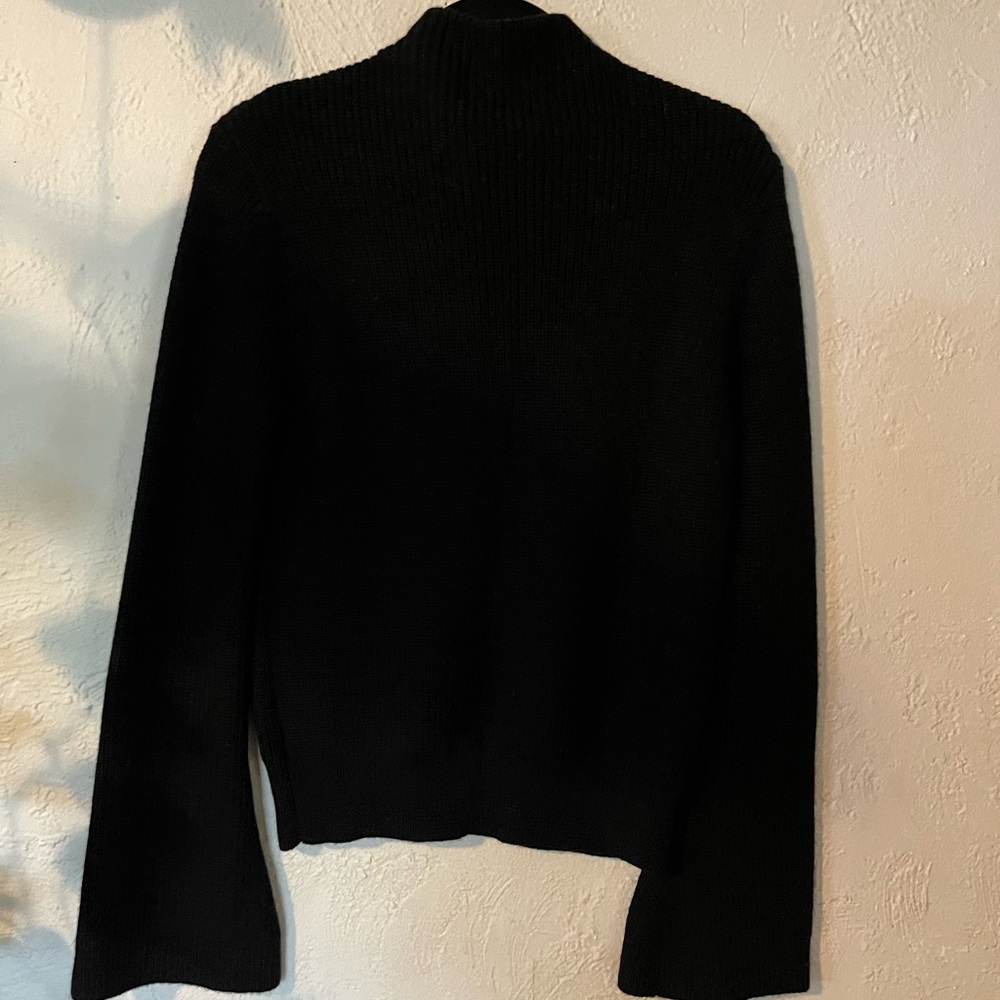 7 For All Mankind Black Women's Sweater - Picture 6 of 8